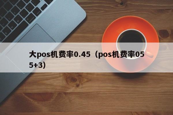 大pos机费率0.45（pos机费率055+3）