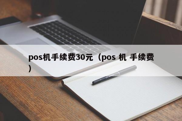 pos机手续费30元（pos 机 手续费）