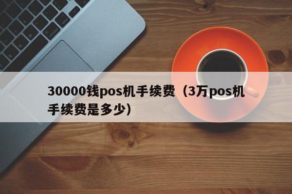 30000钱pos机手续费（3万pos机手续费是多少）