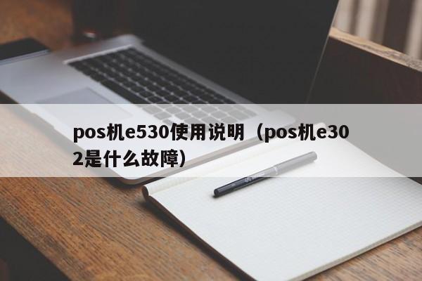 pos机e530使用说明（pos机e302是什么故障）